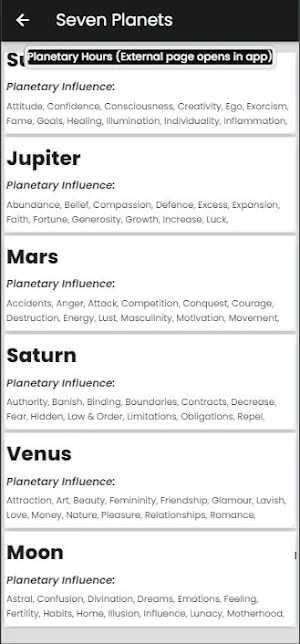 Planetary Magick Screenshot 2