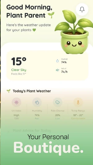 Botiq - Plant Care Tracker Screenshot 1