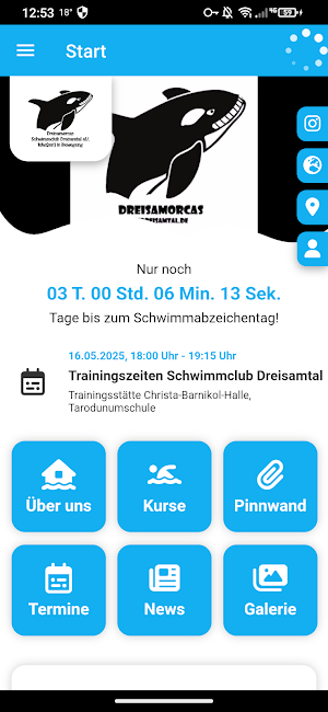 Schwimmclub Dreisamtal e.V. Screenshot 1