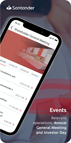 SAN Shareholders and Investors Screenshot 0