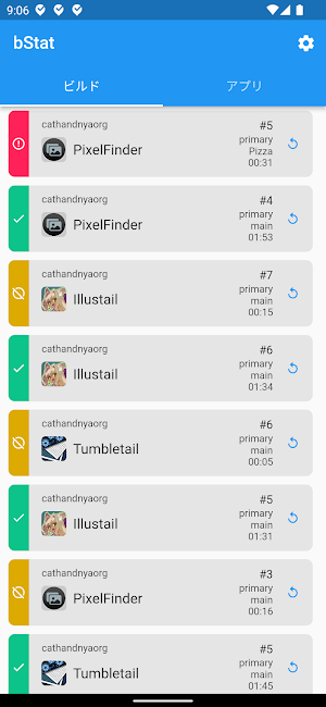 bStat for Bitrise Screenshot 0