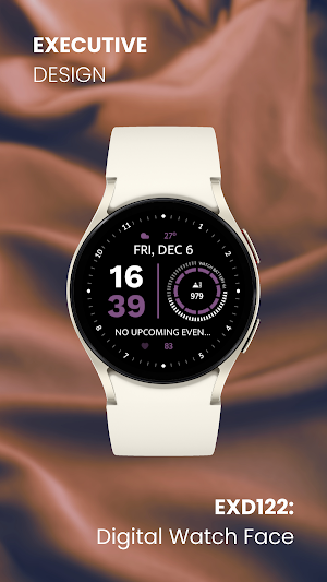 EXD122: Digital Watch Face Screenshot 3