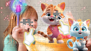 A for Adley Cat: Jigsaw Puzzle Screenshot 3