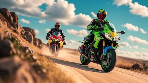 Real Extreme Moto Racing Screenshot 0
