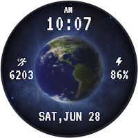 3D Animated Earth WatchFace