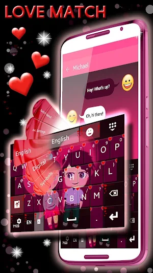 Love Keyboard Theme screenshot 2