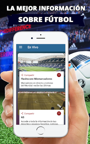 Fútbol en Vivo y Directo Guía Screenshot 2