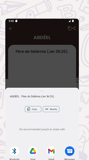 Dictionnaire Biblique Francais Screenshot 3