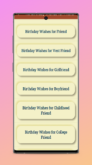 Birthday Wishes for Friend Screenshot 2