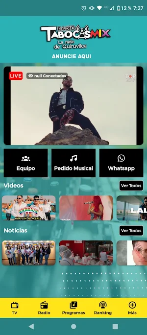 Radio Tabocas Mix Quiruvilca Screenshot 1