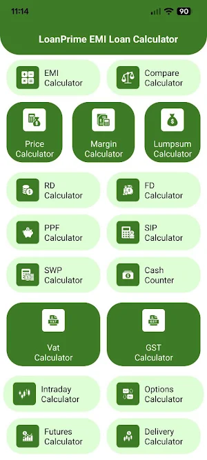 LoanPrime- EMI Loan Calculator Screenshot 0