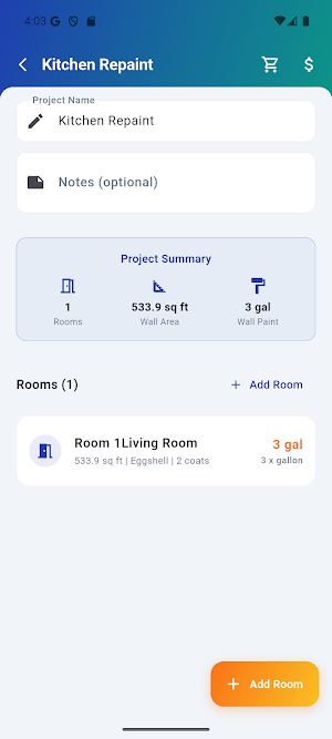 Paint Calculator & Estimator Screenshot 0