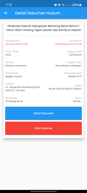 JDIH KBB Mobile Screenshot 1