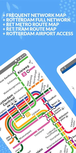 Rotterdam Metro Tram Bus Map Screenshot 1