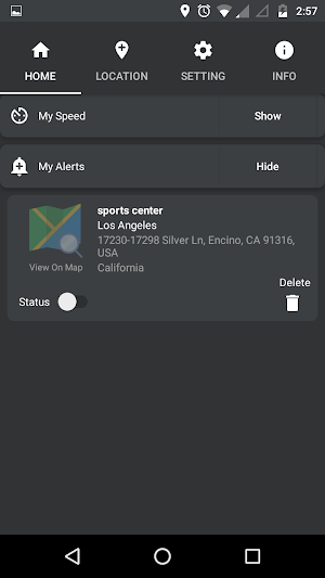 AlertMe - Geofense Screenshot 1