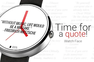 Time for a quote! Watch Face Screenshot 0