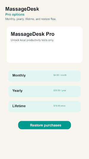 MassageDesk: Bodywork Notes Screenshot 2