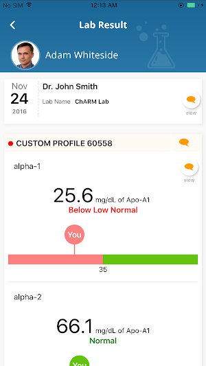 DOC-AID PHR Screenshot 1
