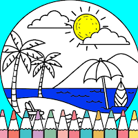 Summer Coloring Book