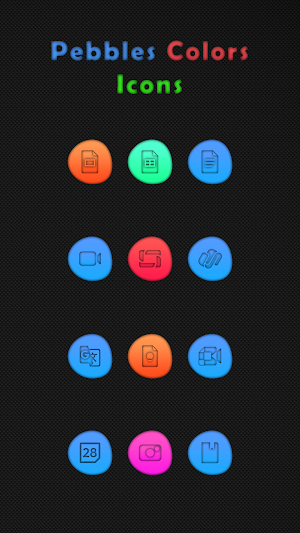 Pebbles Colors Icons Screenshot 1