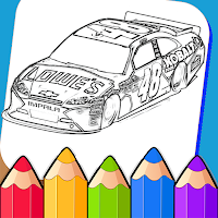 racing car coloring game