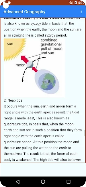 Advanced Level Geography Notes screenshot 1