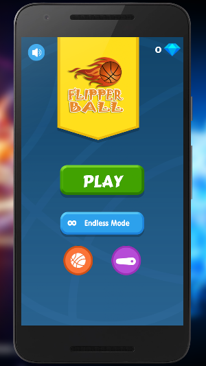 Flipper Dunk Ball - Basketball Dunk Screenshot 1