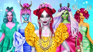 Monster Girl Dress Up - Halloween Fashion Screenshot 0