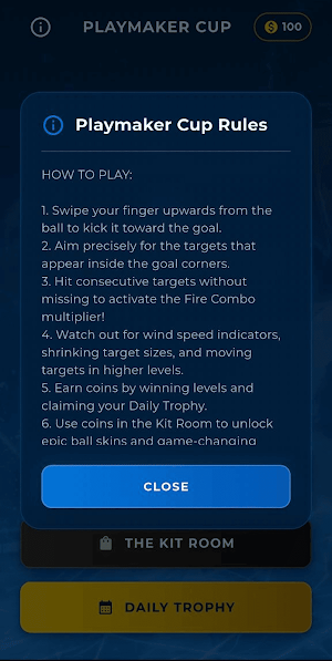 Playmaker Cup Screenshot 0