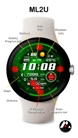 ML2U 282 Watch Face Screenshot 1