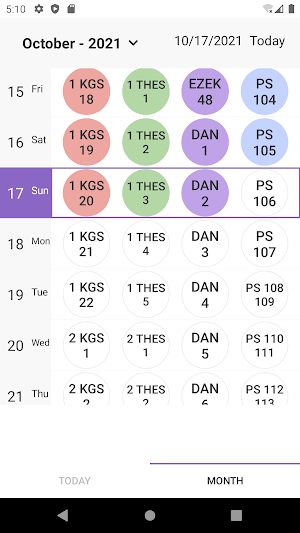 Bible Plan - M'Cheyne Screenshot 2