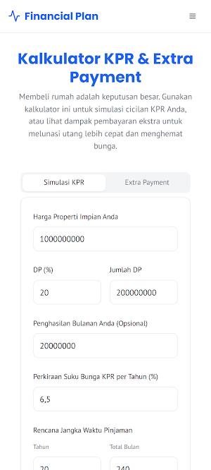 FinPlan Screenshot 1