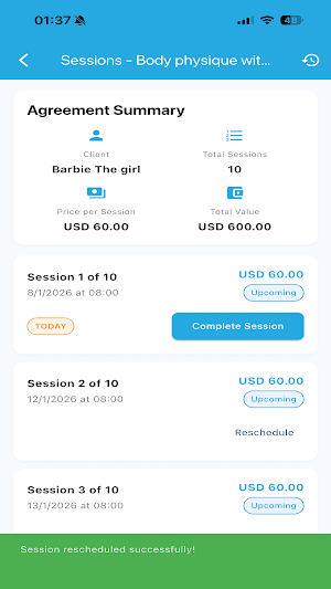 PACT APP Screenshot 1