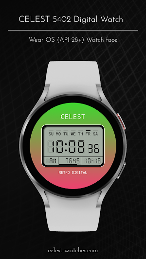 CELEST5402 Retro Digital Watch Screenshot 3