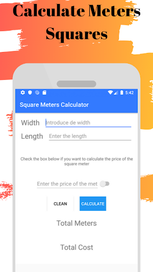 Square Meter Calculator - Free Screenshot 1