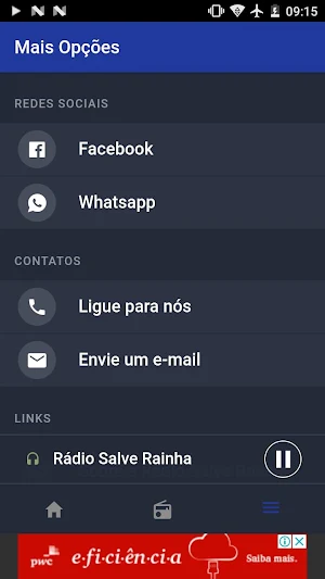 Rádio Salve Rainha Screenshot 1