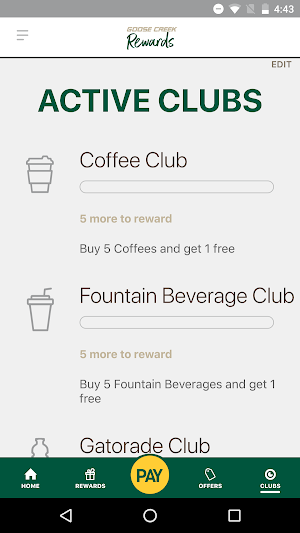 Goose Creek Rewards Screenshot 2