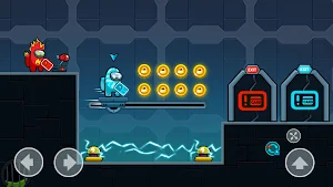 Crewmate Adventure: Animation Parkour Screenshot 2