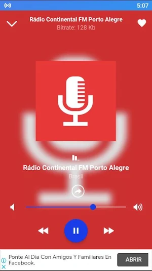 BR rádio continental fm porto Screenshot 0