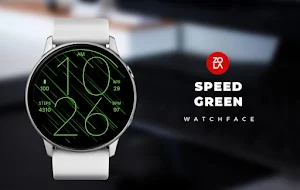 Speed Green Watch Face Screenshot 0