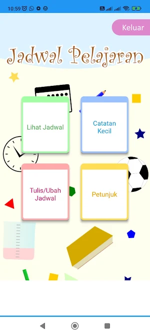 Jadwal Pelajaran Screenshot 0