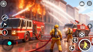 Us Firefighter City Rescue Sim Screenshot 1