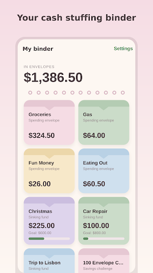 Bindful - Cash Stuffing Binder Screenshot 0