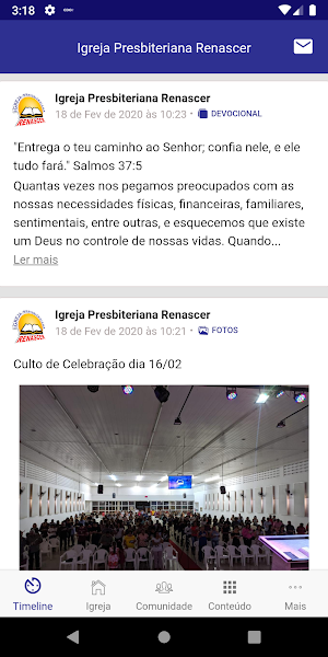 Igreja Presbiteriana Renascer Screenshot 2