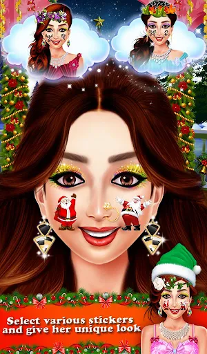 Face Paint In Christmas Screenshot 3