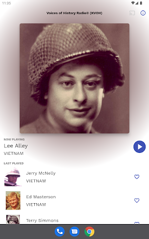Voices of History Radio (KVOH) Screenshot 3