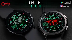 INTEL HUD animated watch face Screenshot 0