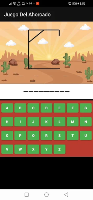 Juego Del Ahorcado Screenshot 1