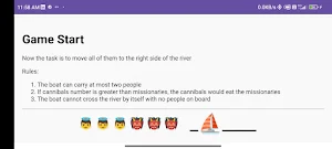 Missionaries and Cannibals Screenshot 0