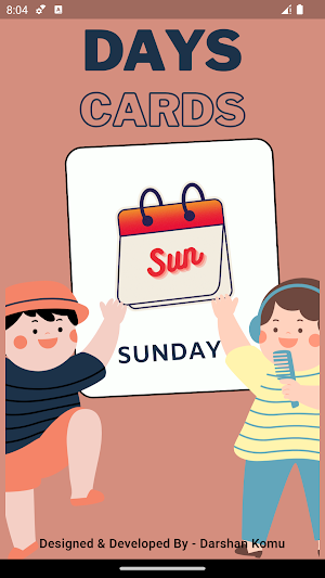 Days Flashcards For Kids Screenshot 0